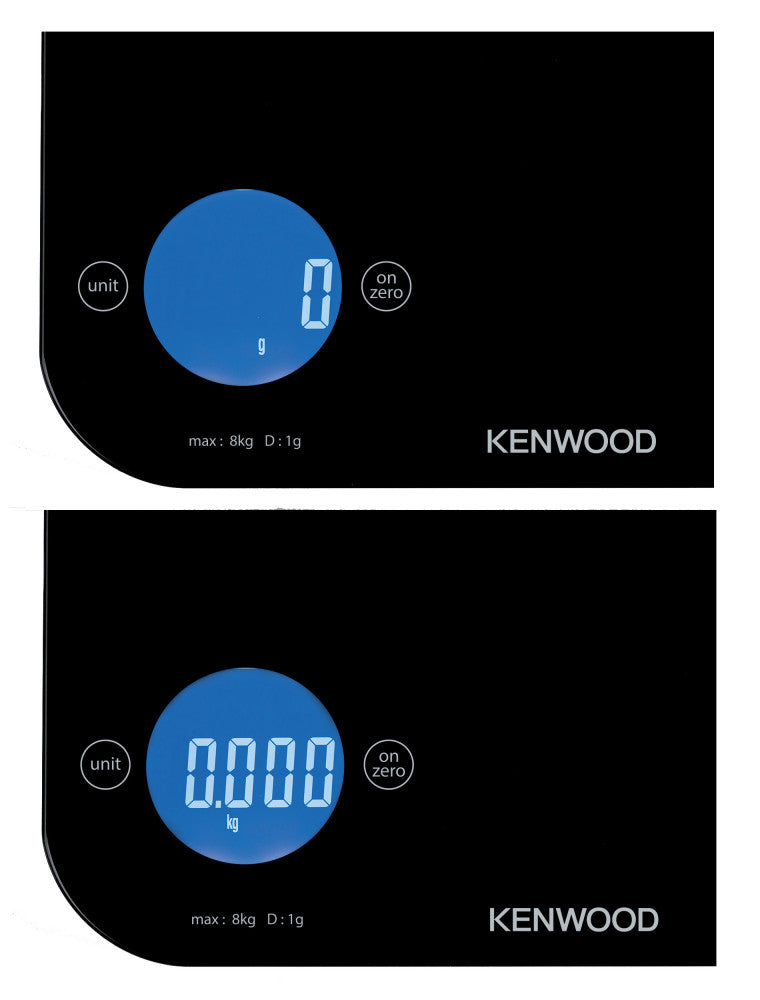 Kenwood Digital Kitchen Scale 5G-8Kg Black, Wep50.000Bk