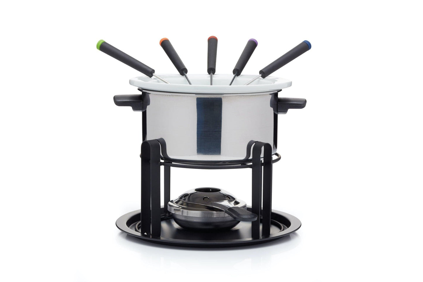KITCHEN CRAFT DELUXE FONDUE SET - KCFON3IN1  23X19 CM STEEL