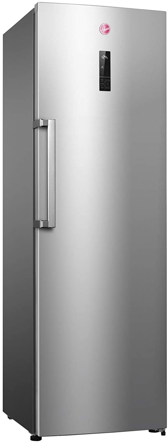 Hoover 365 Liters Upright Refrigerator, Steel - Hsl365L-S
