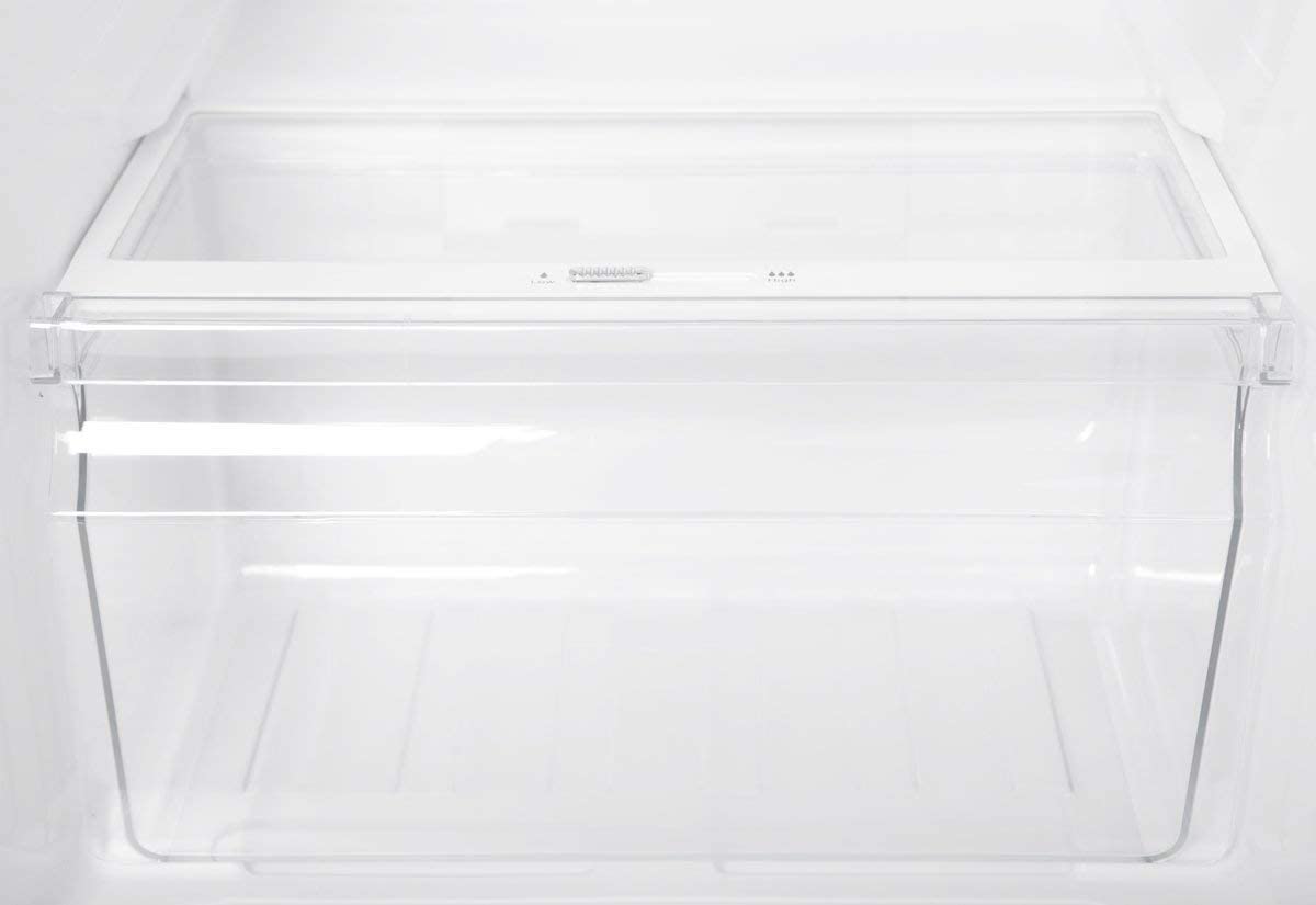 Hoover 230 Liters Top Mount Refrigerator, Silver - Htr330L-S