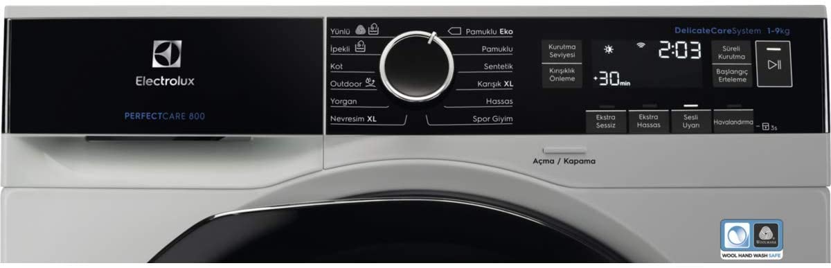 Electrolux 9Kg Tumble Dryer, Silver - Ew8H1968Is (Made In Poland)