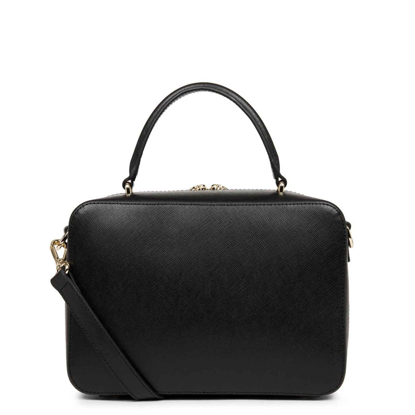 Lancaster Signature Saffiano Handbag Noir