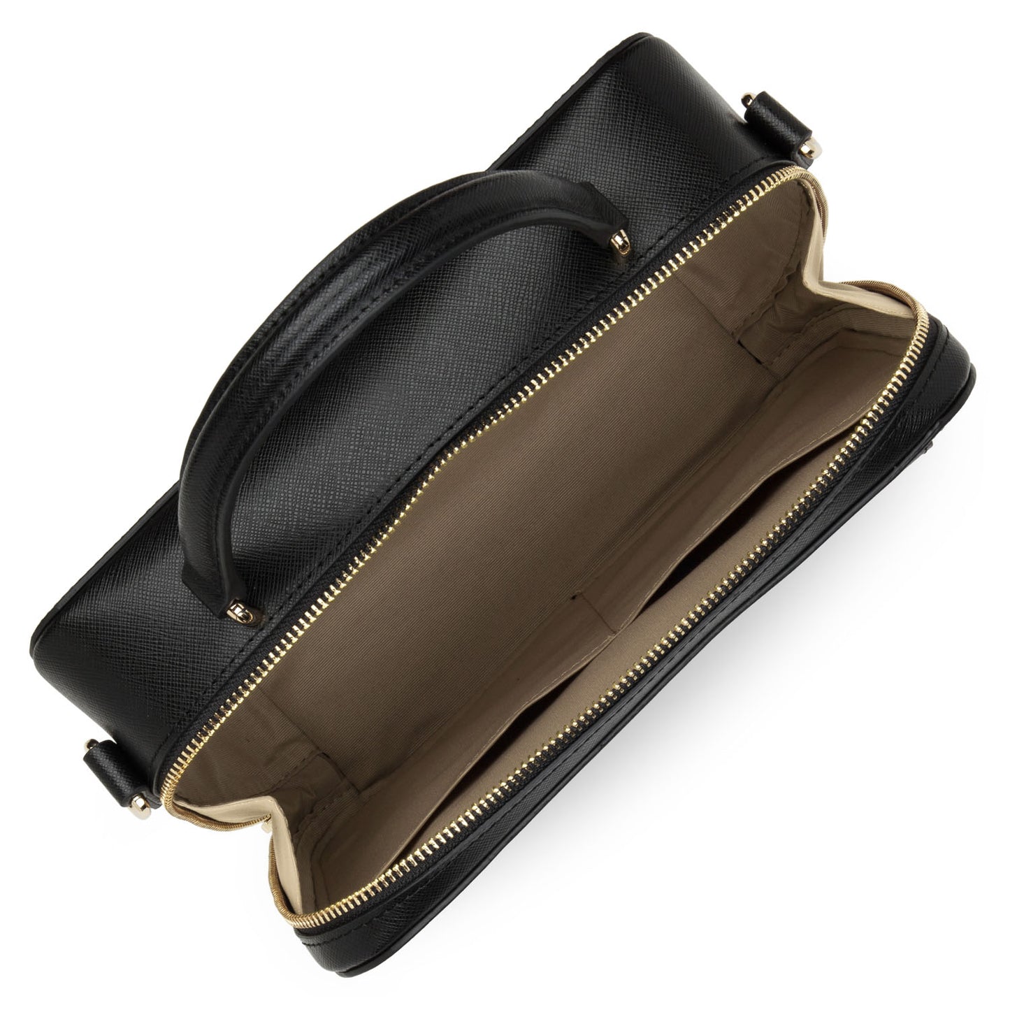 Lancaster Signature Saffiano Handbag Noir