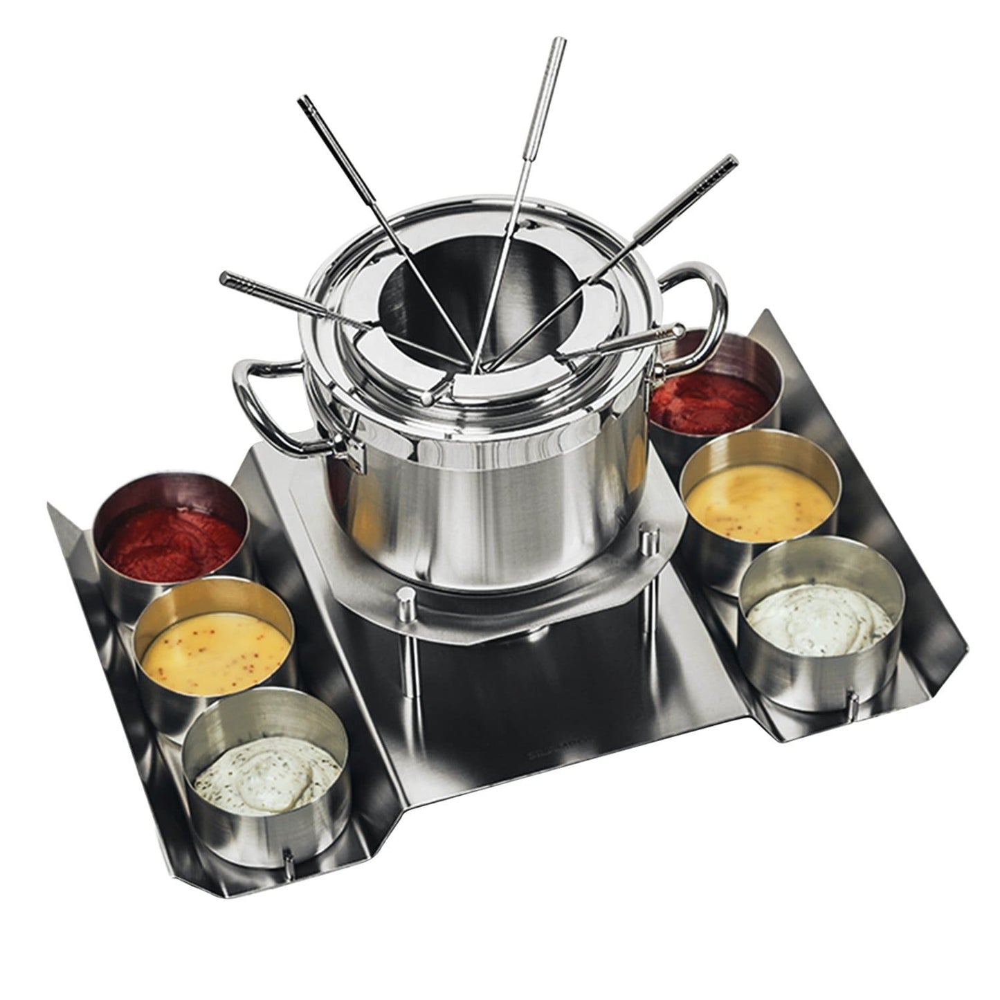 NAUTILUS RECTANGULAR FONDUES 6 CUPS 16CM - 632125595916100
