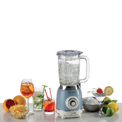 Ariete Vintage Blender Glass+2Mill Cream/Blue 583/25