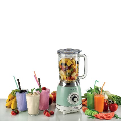 Ariete Vintage Blender Glass+2Mill Cream/Green 583/24