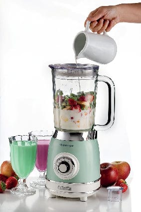 ARIETE VINTAGE BLENDER GLASS+2MILL CREAM/GREEN 583/24 – Jashanmal