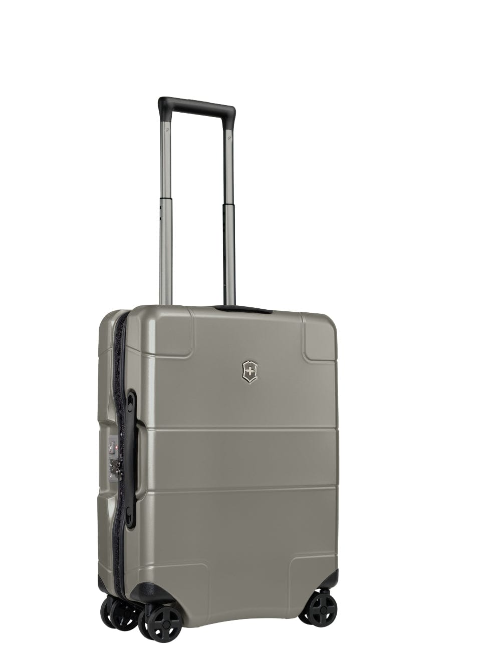 Victorinox Lexicon Global Carry-On 55Cm Hardcase 4 Double Wheel Cabin Luggage Trolley Case Titanium - 602104
