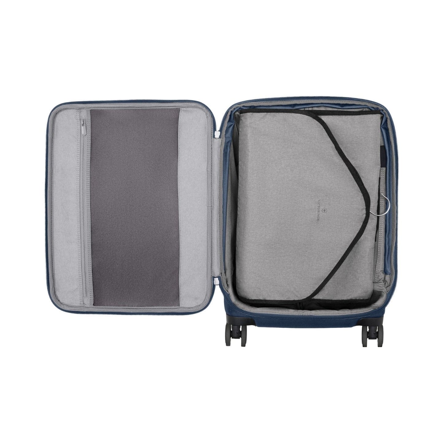 Victorinox Werks Traveler 6.0 55cm Softcase Expandable 4 Double Wheel Cabin Luggage Trolley Blue - 605403