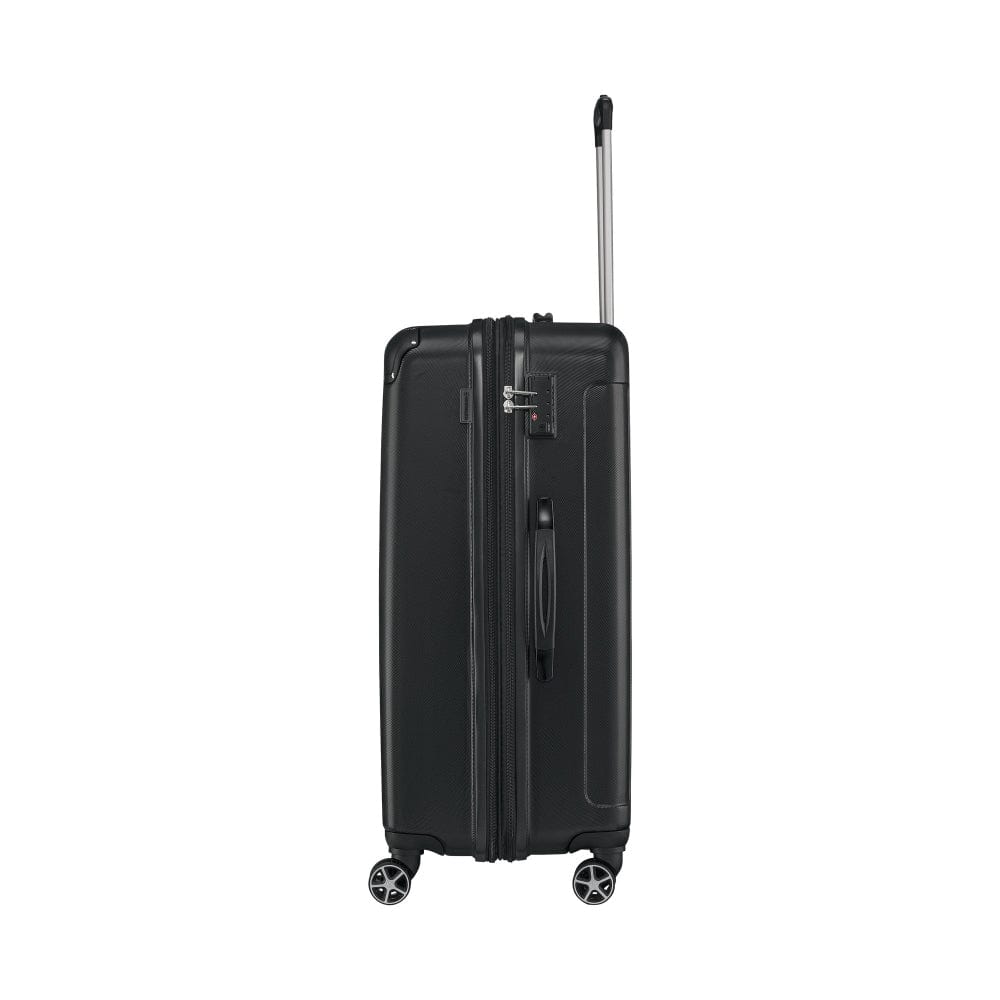 Wenger Protector Large Hardside Expandable 76Cm Check-In Luggage Trolley Black - 612365