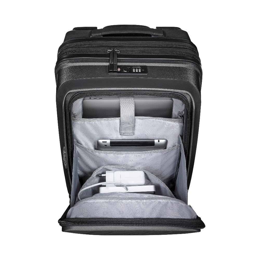 Wenger Ultra-Lite 3 Piece 55+67+76cm Hardside Expandable Check-In Luggage Trolley Set Black - 612369
