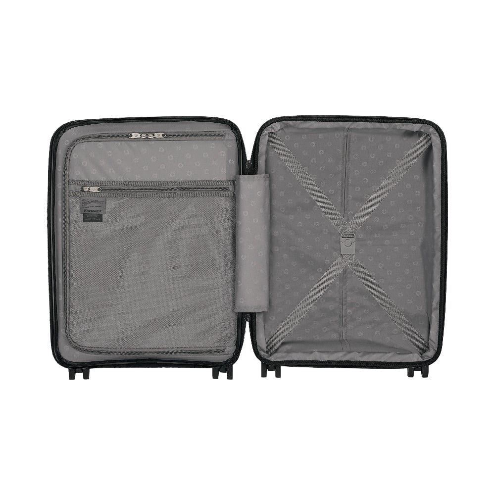Wenger Ultra-Lite 3 Piece 55+67+76cm Hardside Expandable Check-In Luggage Trolley Set Black - 612369
