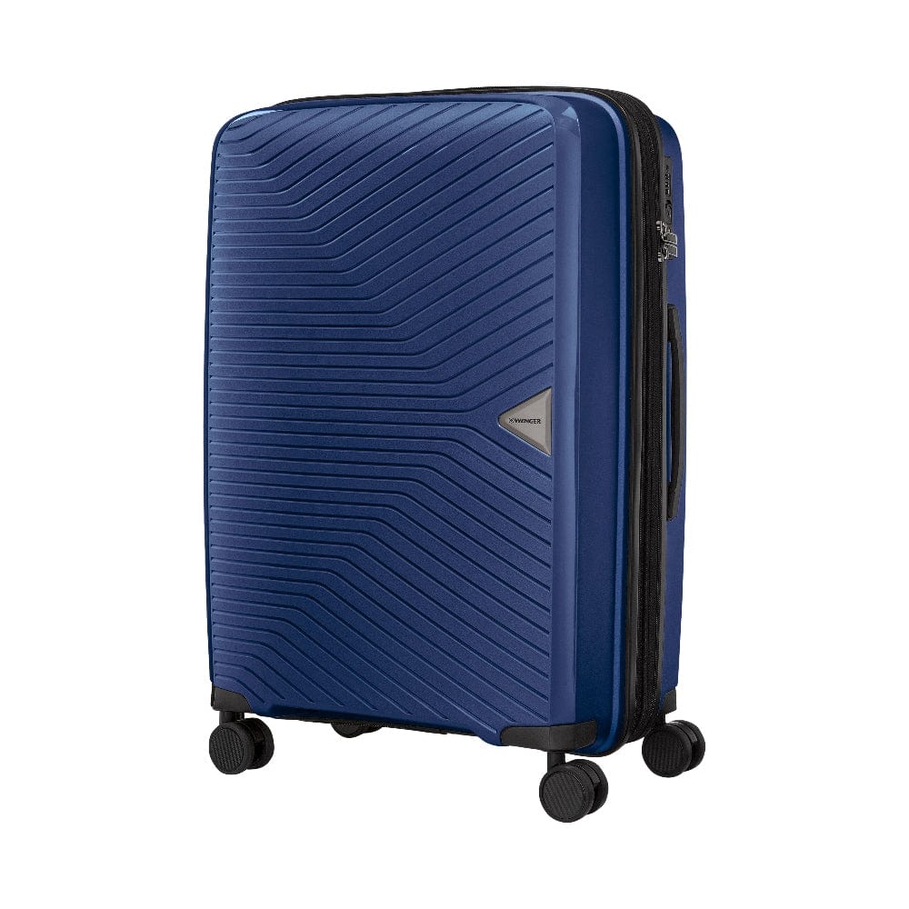 Wenger Ultra-Lite 3 Piece 55+67+76cm Hardside Expandable Check-In Luggage Trolley Set Blue - 612367
