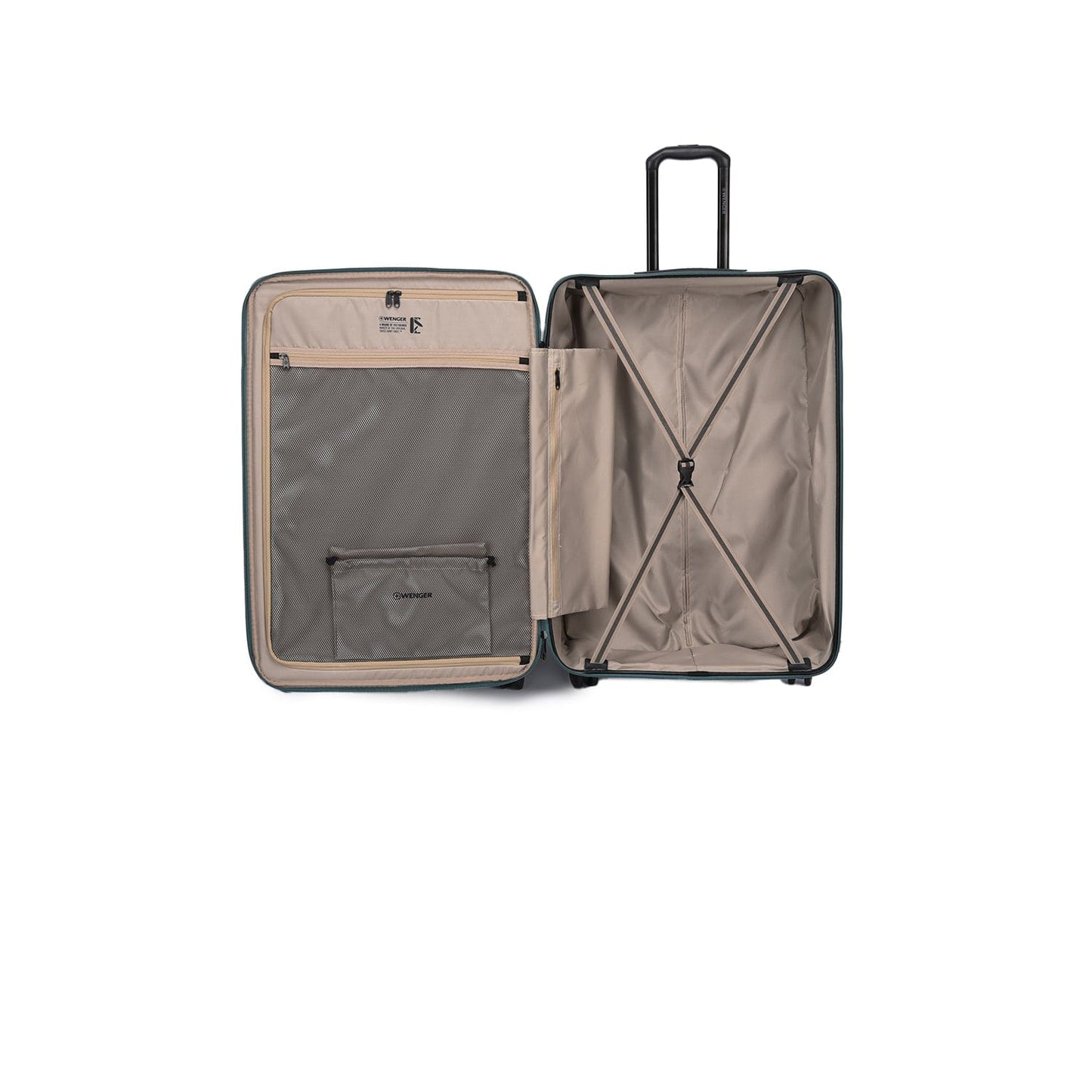 Wenger Motion 3 Piece 54+69+81cm Hardside Expandable Cabin & Check-In Luggage Trolley Set Green