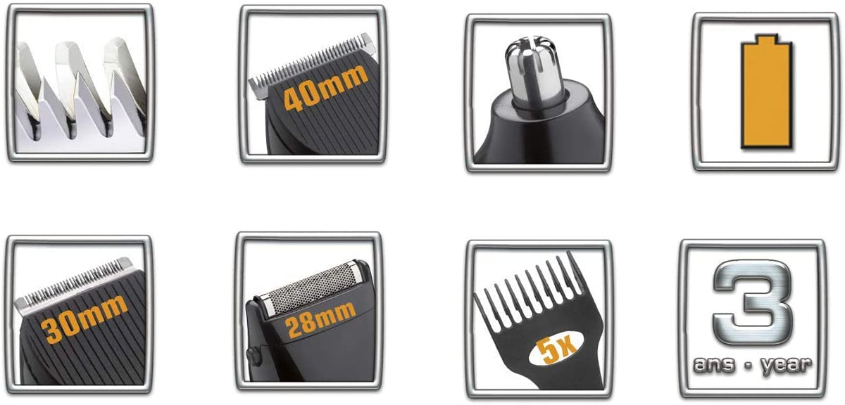 BaByliss 8 in 1 Multi Purpose Trimmer [BAB-E824SDE] - Jashanmal Home