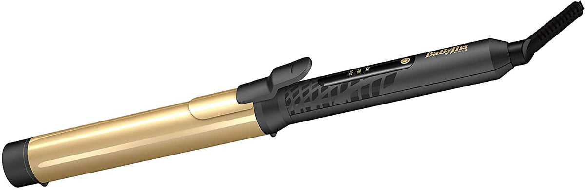 Babyliss Hair Curling Iron 3 Temperature Led, 32Mm ,Gold -Babc432Sde