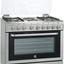 Hoover 90X60 4Gas + 2Hot Plate Cooker With Electric Oven, Steel - Fgc9042-3Dex (Made In Turkey)