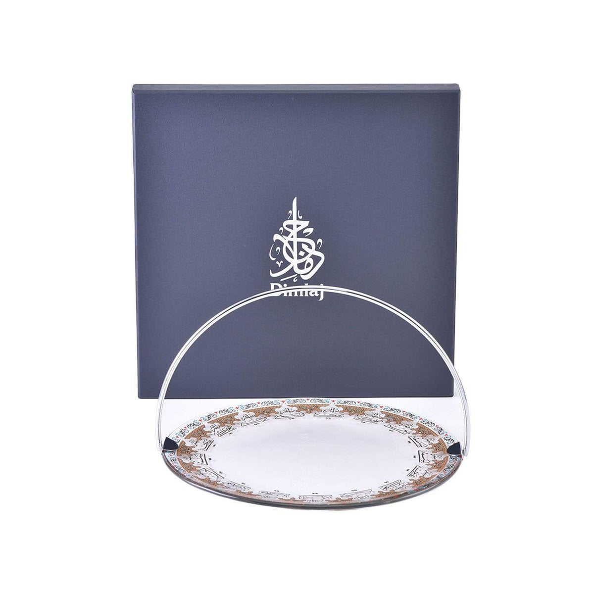 Dimlaj Suroor Glass Basket Gold - 46603
