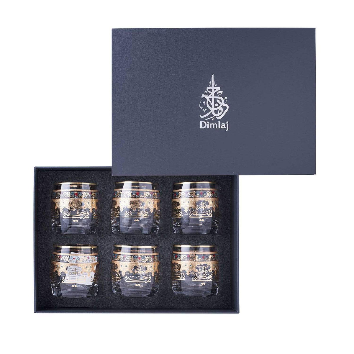 Dimlaj Suroor 47012 Crystal Tumbler Gold/6 - 47012