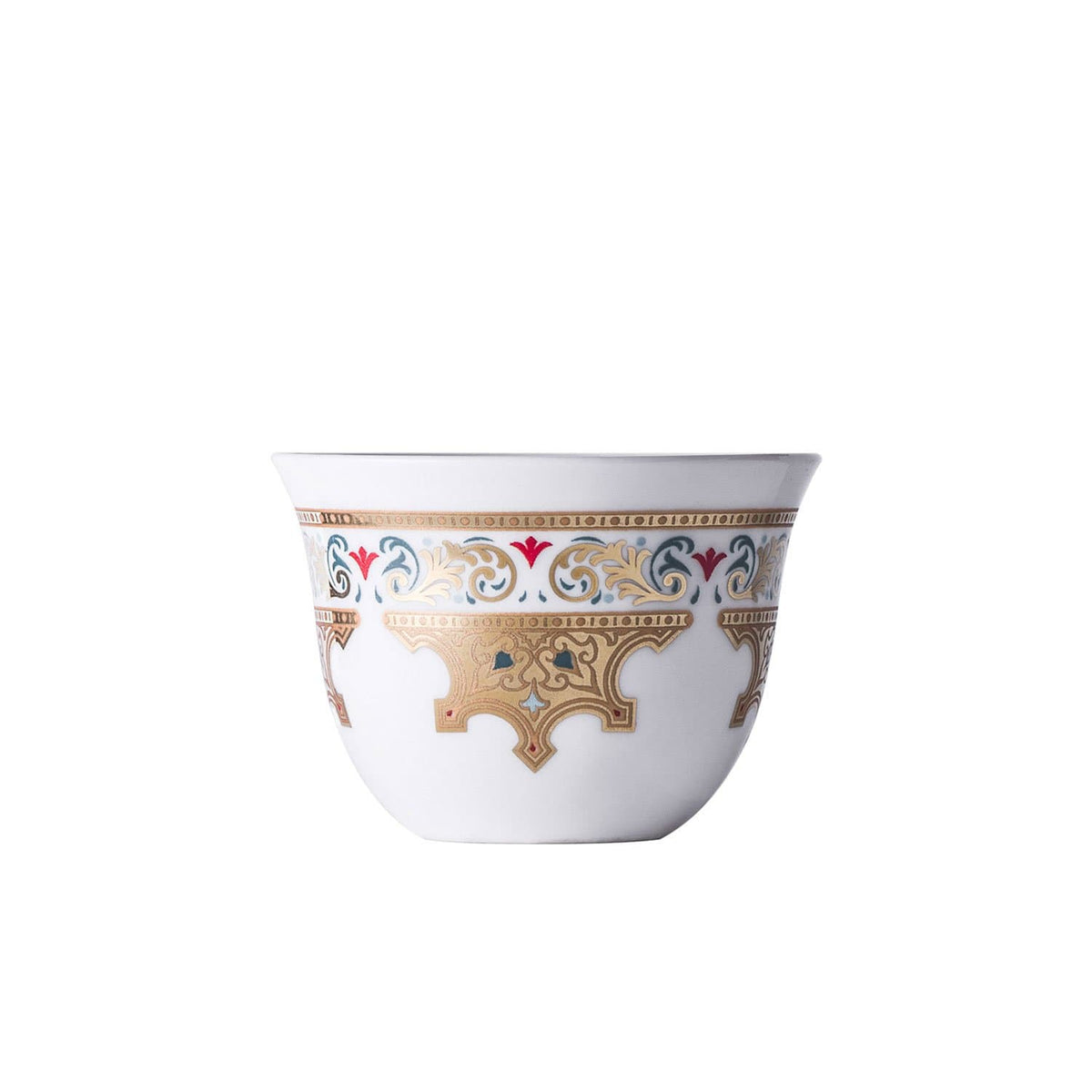 DIMLAJ SUROOR 47016 PORCELAIN CAWA CUP GOLD/6 - 47016