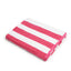 Kassatex Cabana Stripe Beach Towel Hot Pink
