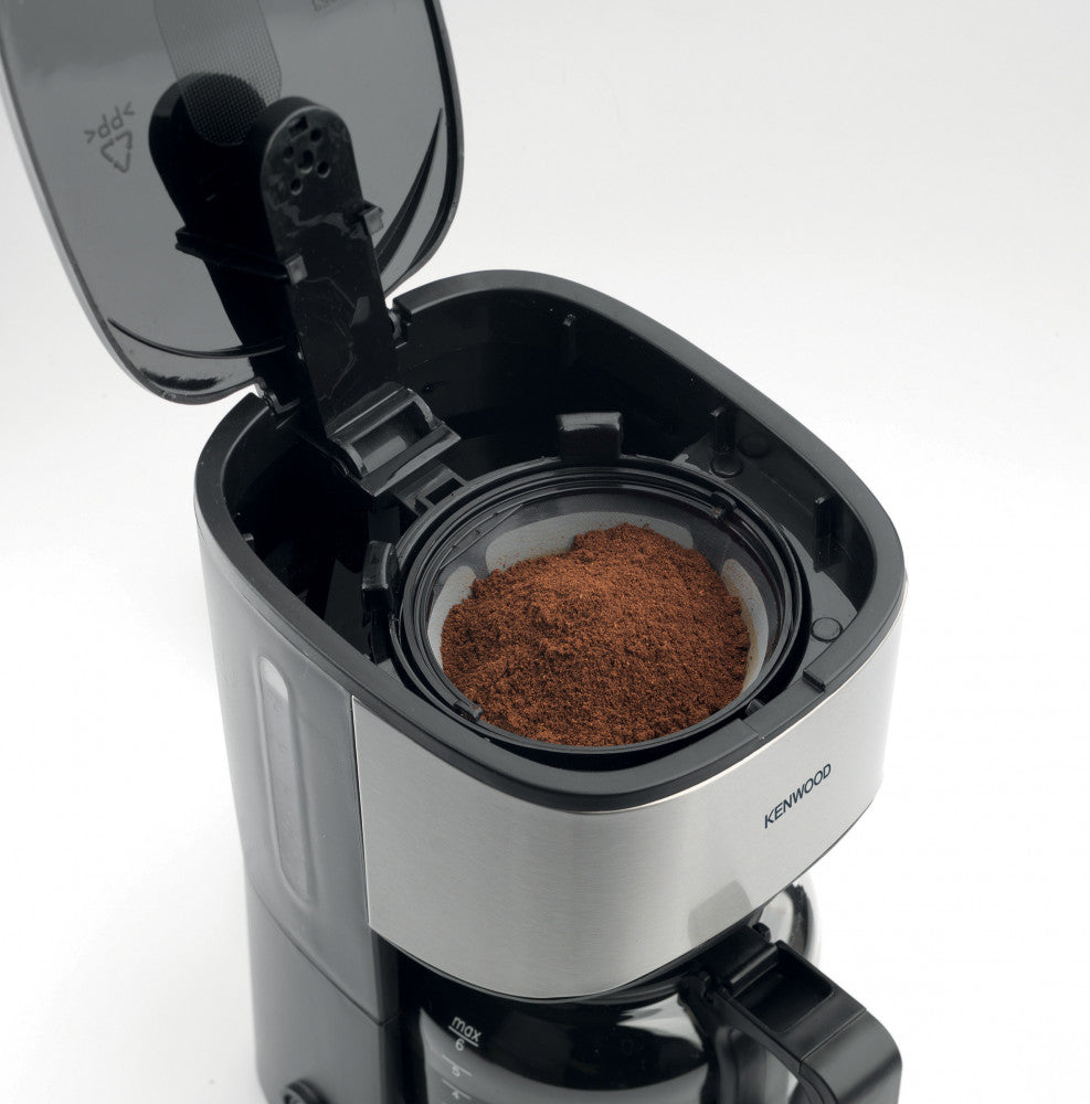 Kenwood Up To 6 Cup Coffee Machine 550W Black/Silver Cmm05.000Bm