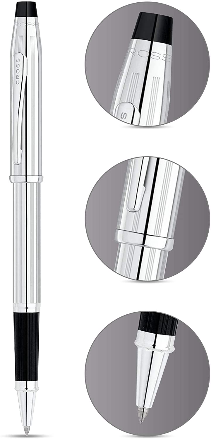 Cross Century Ii Lustrous Chrome Selectip Rollerball Pen - 3504