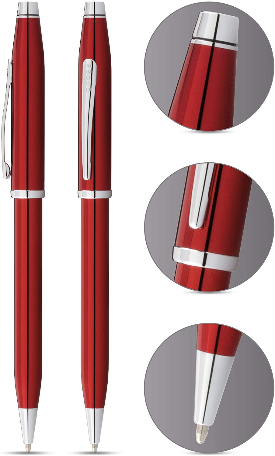 Cross Century Ii Vibrant Red Ballpoint Pen - At0082Wg-88