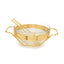 Regent Folio Gold Plated Salad Bowl With Servers - Folio Gp Sal/Bowl Se