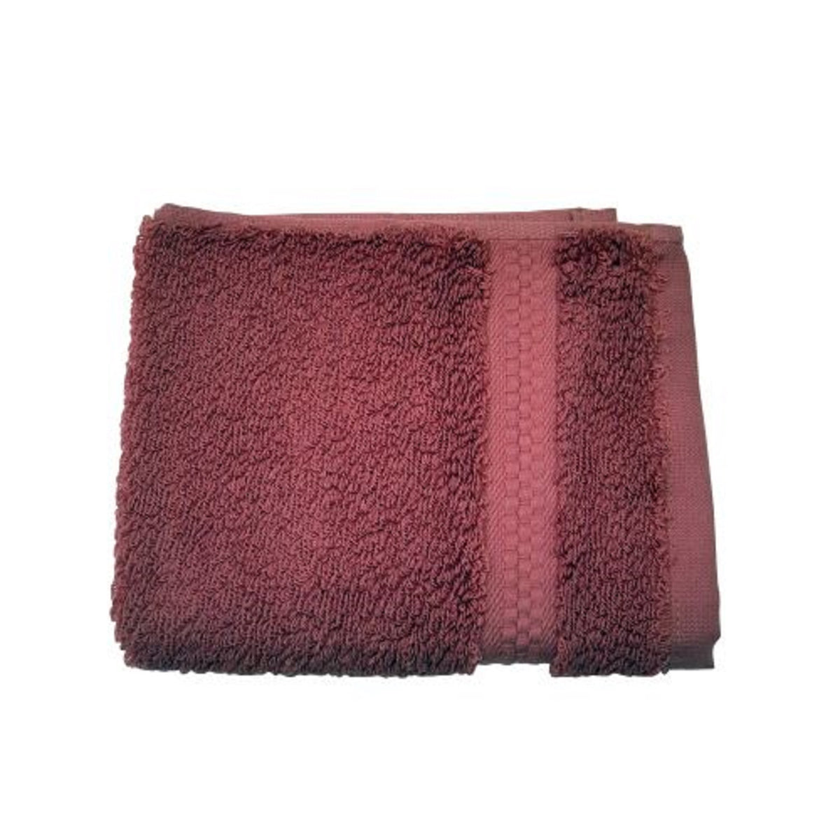 VEGORA REAL WASH CLOTH DARK PINK 30*30