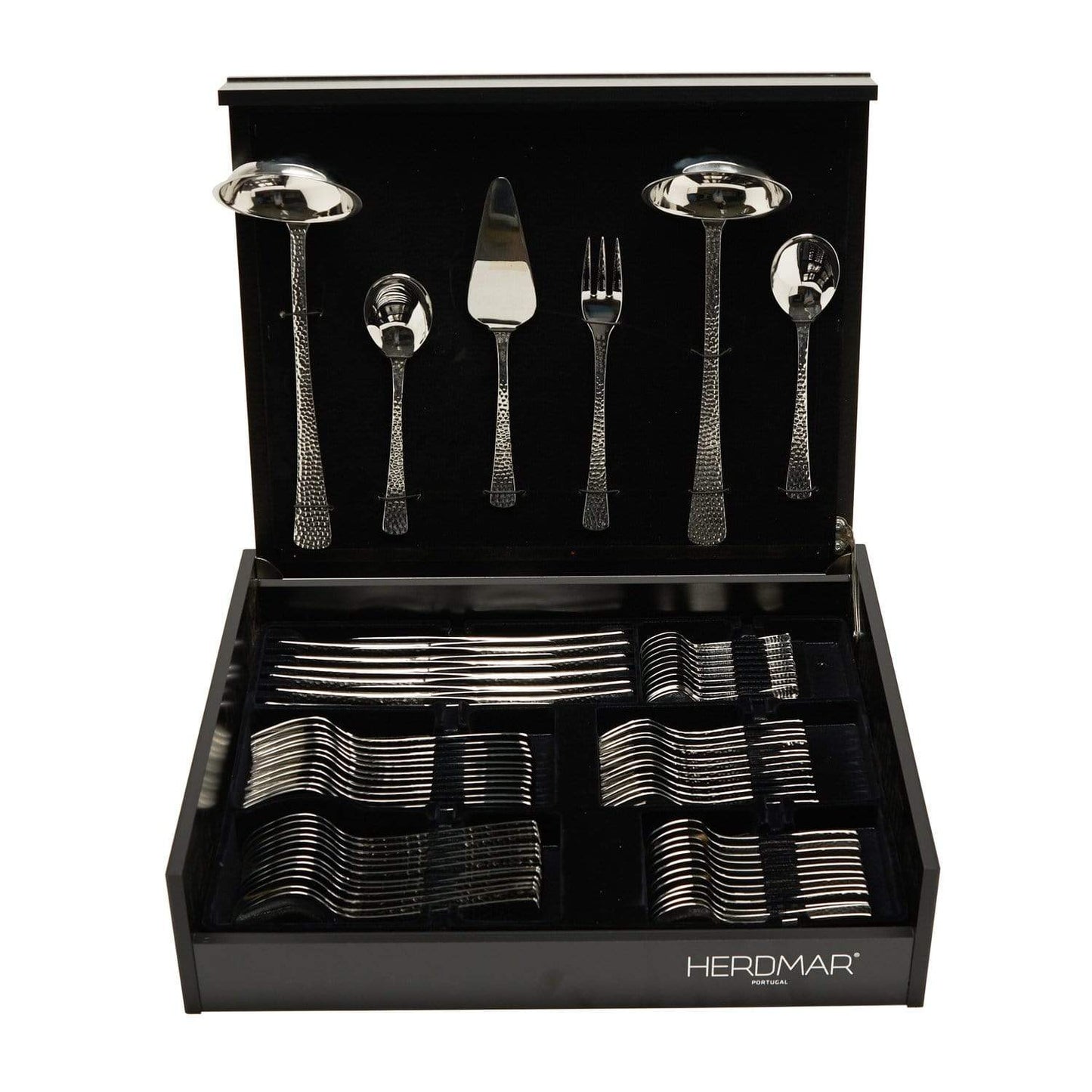 HERDMAR DUNE STEEL CANTEEN WOOD 78 PC CUTLERY SET - 1443078011710000