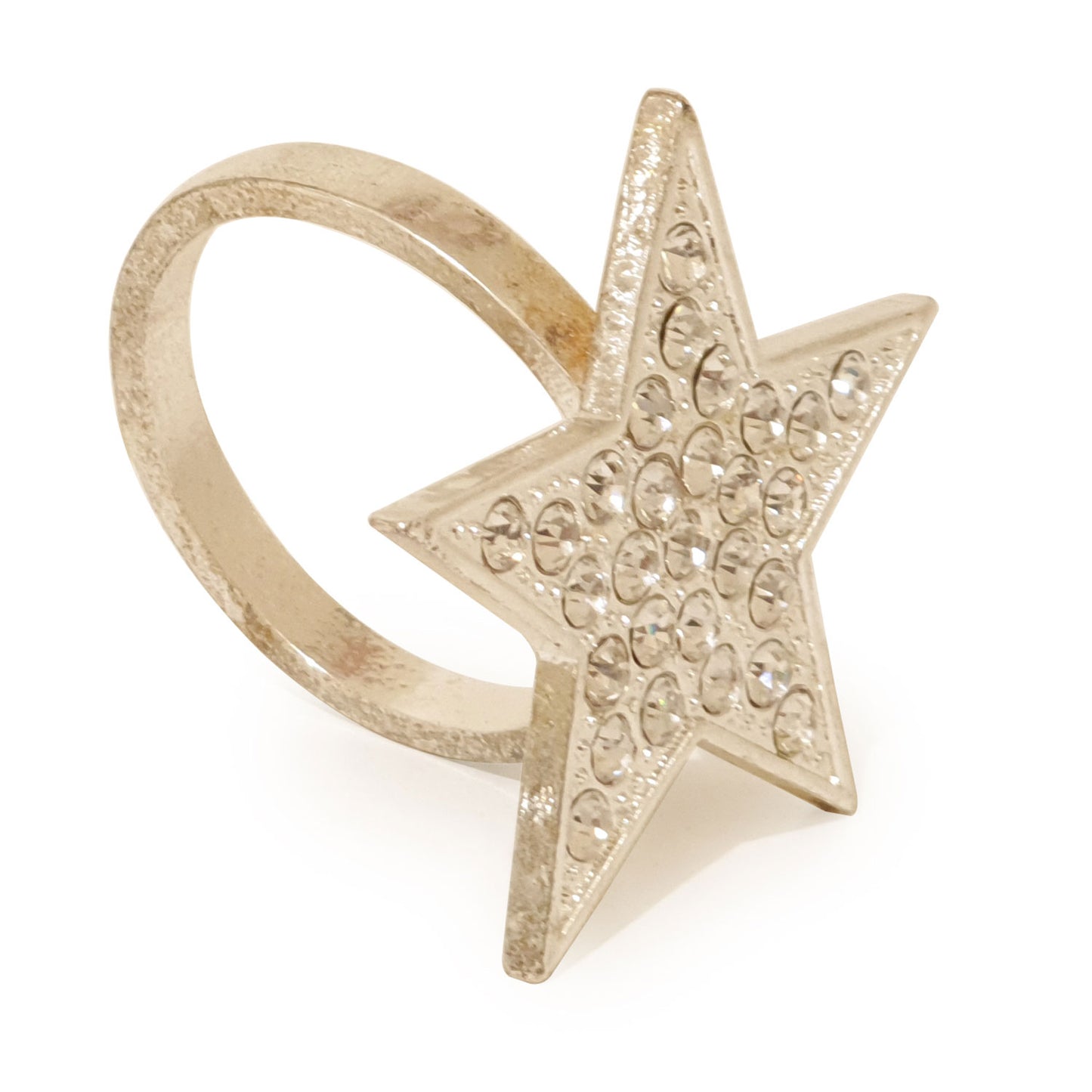 Cor M. Diamond Napkin Ring Star