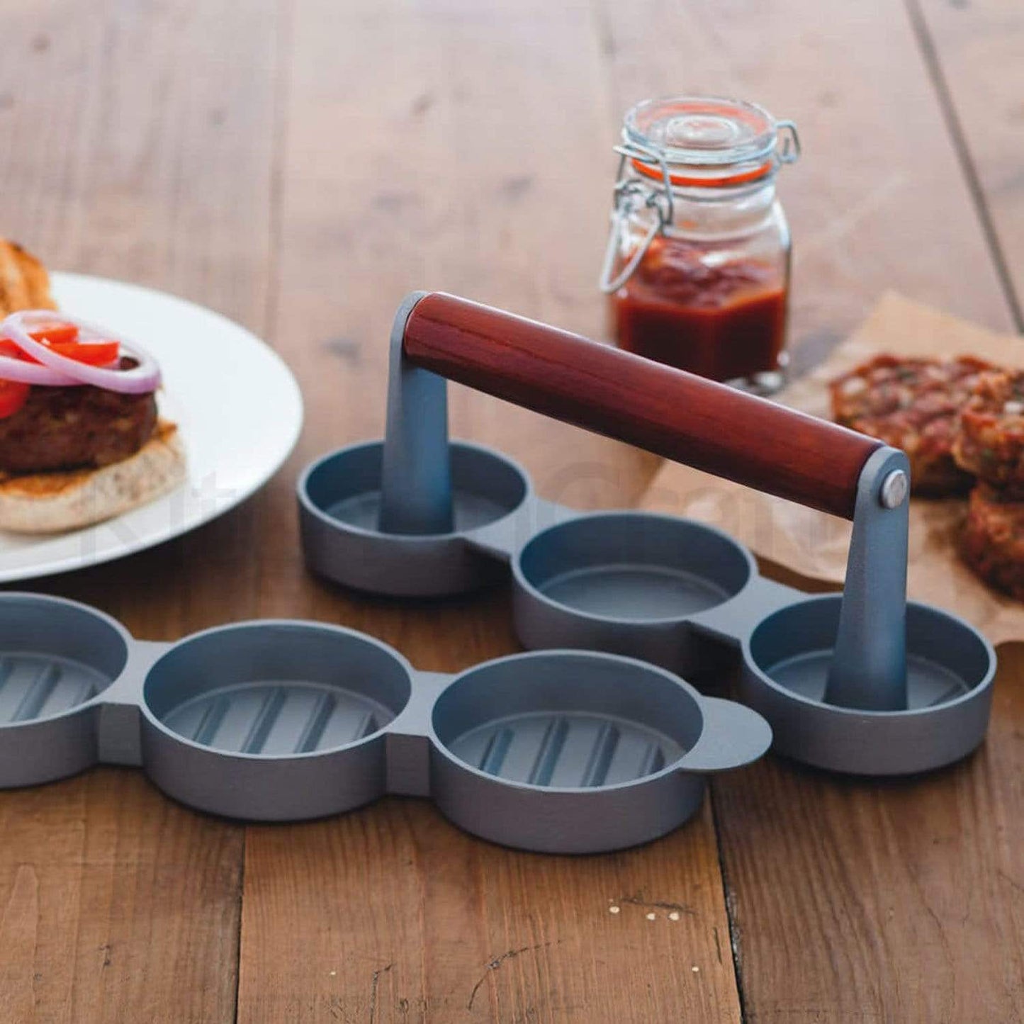 Kitchencraft Home Made Mini Burger/Sliders Press 6 Cm