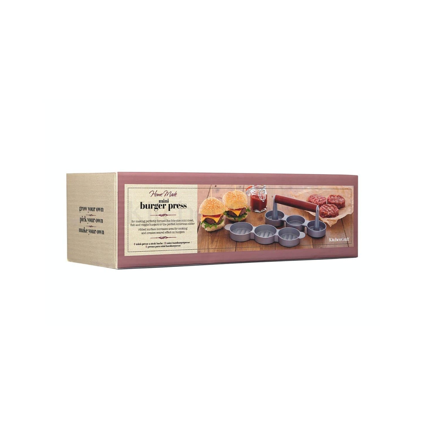 Kitchencraft Home Made Mini Burger/Sliders Press 6 Cm