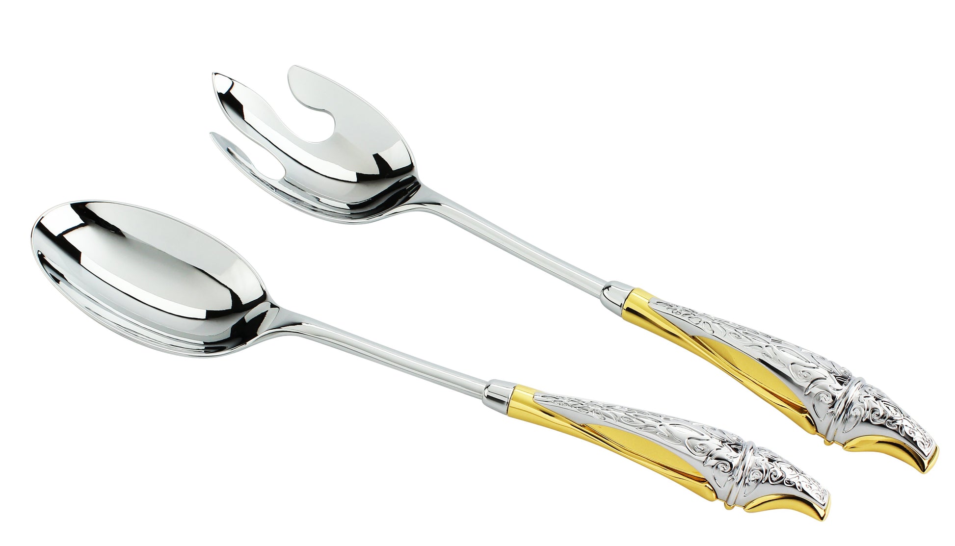 REGENT MALAIKA SALAD SERVERS FORK & SPOON SET - C13041C