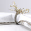 Arvd Beaded Napkin Ring Chmpg Gld/Sil L-4