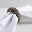 Arvd Beaded Napkin Ring Silver 2.25X2.25X1