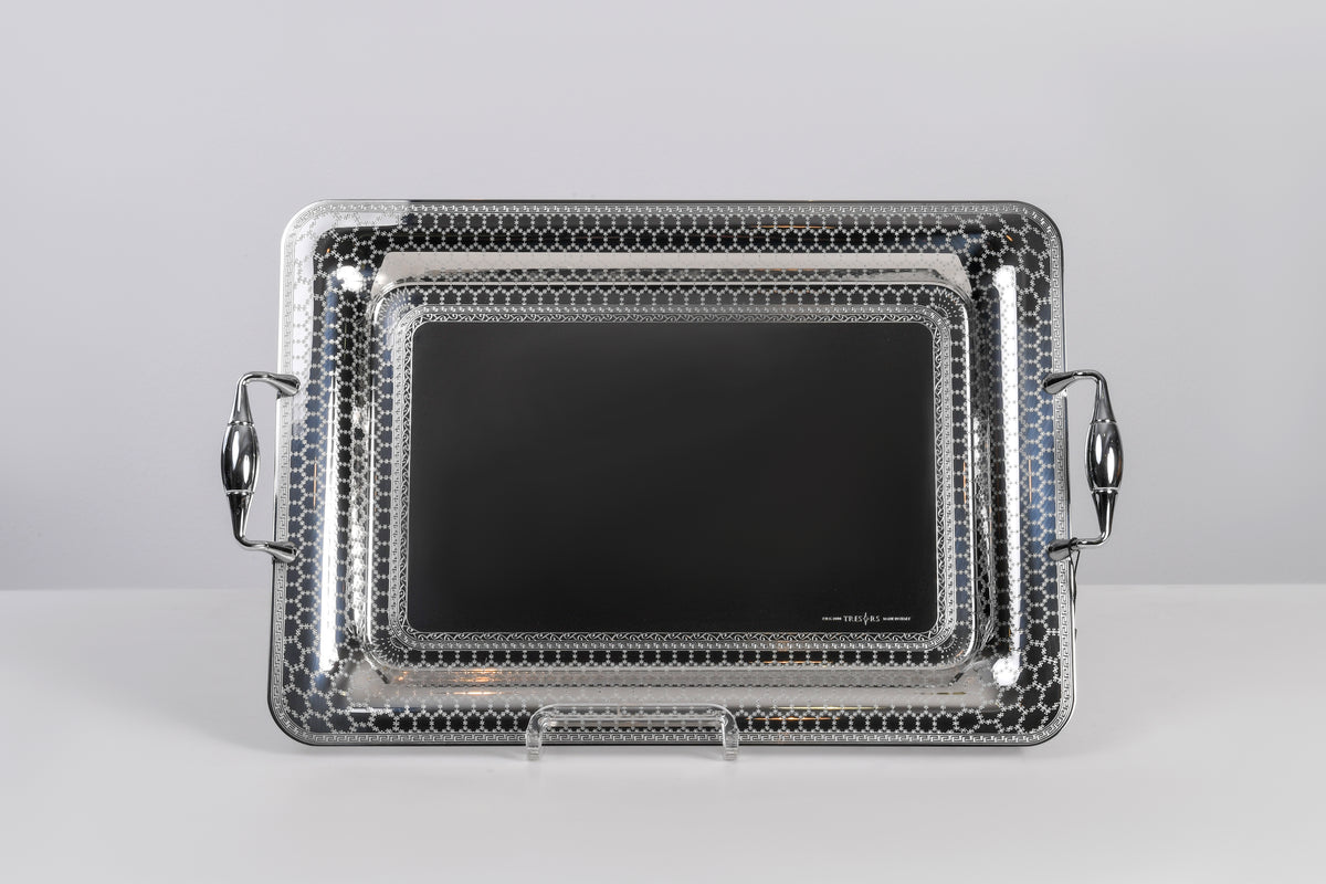 PRINCIPE STEEL RO-1400/3 RECT TRAY 45X31.5CM