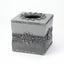 Avanti Braided Medallion Tissue Cover Silver
