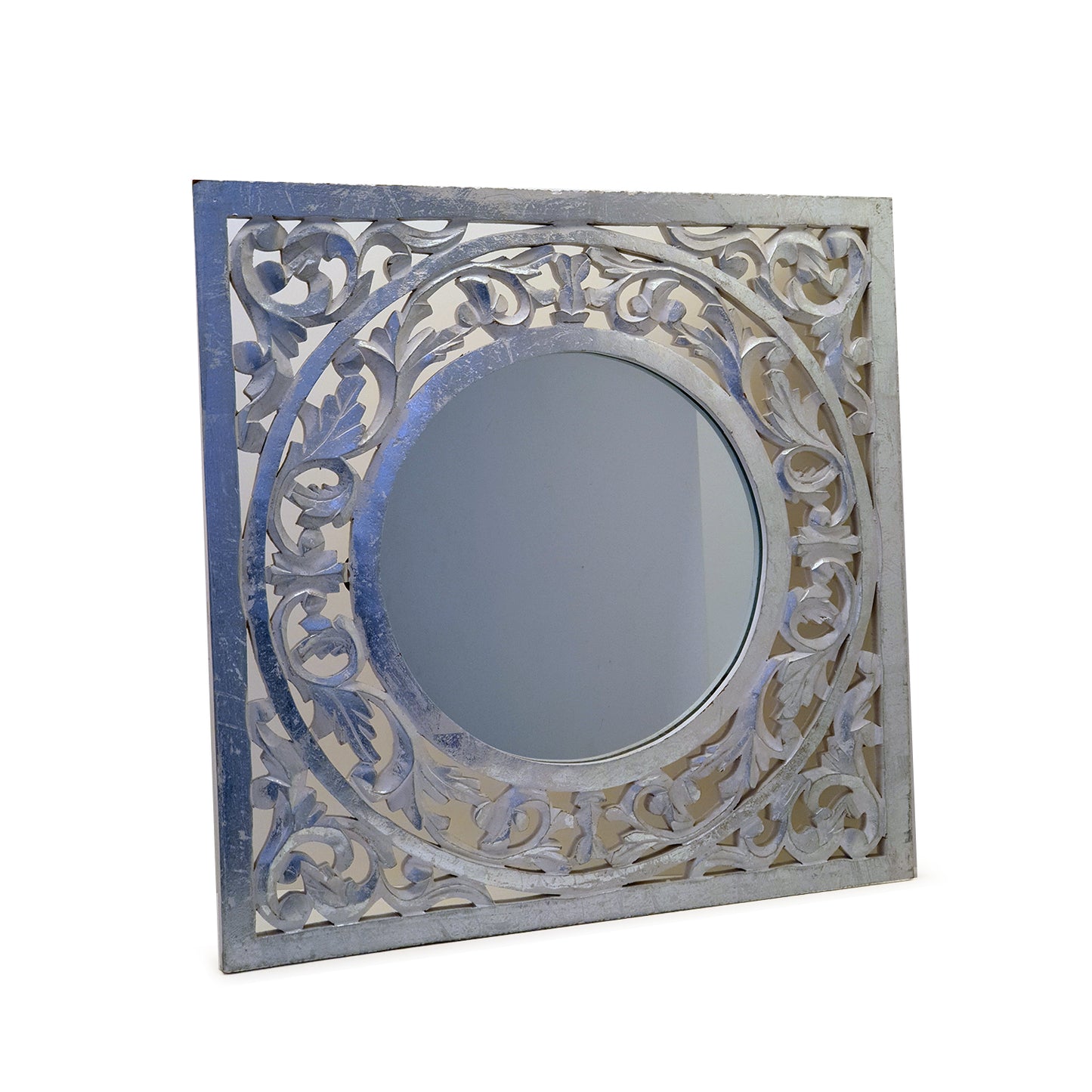 LEV MIRROR MDF/GLASS HM SILVER 58X1.6X58CM