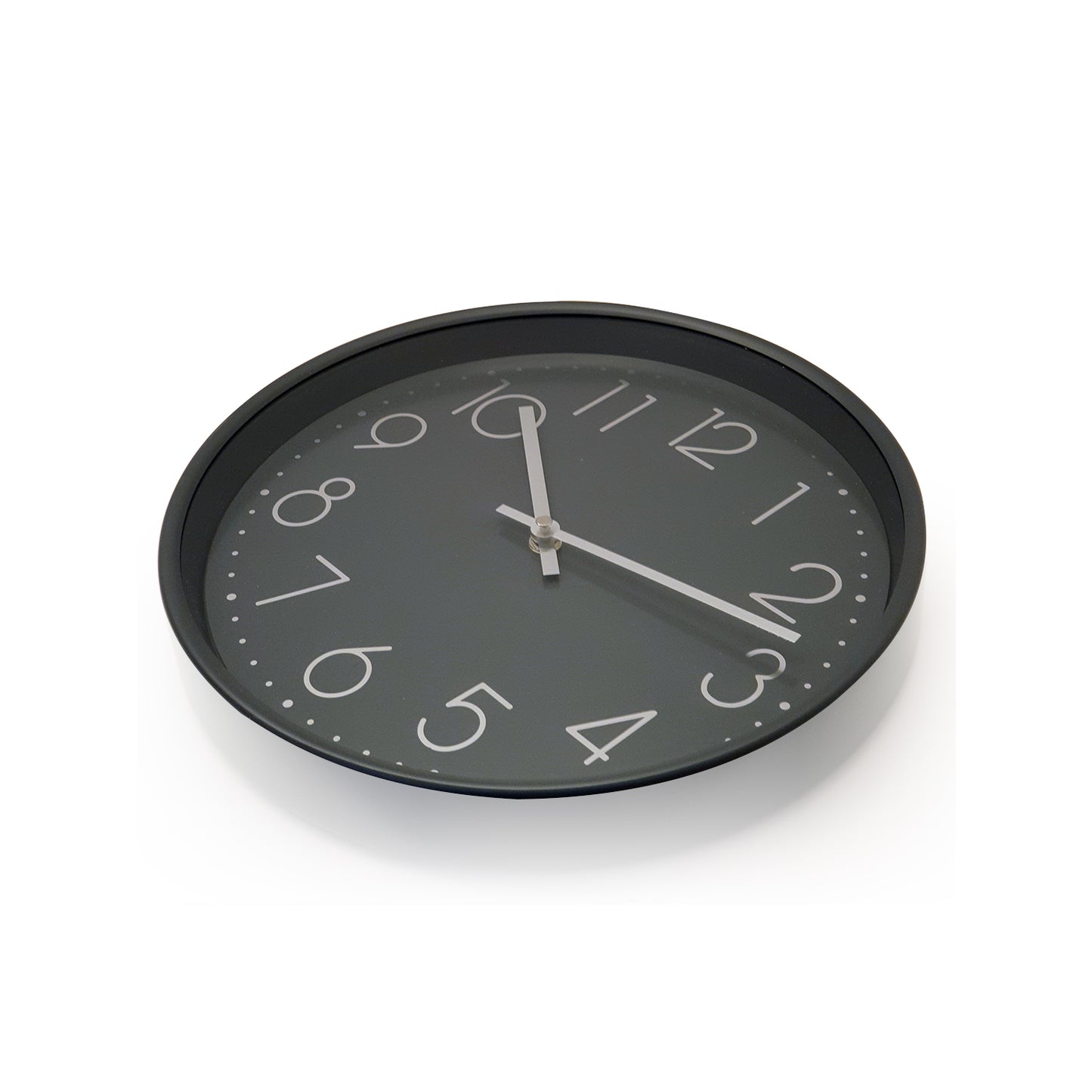 Wer Wall Clock Metal Grey 30X4X30Cm
