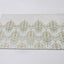 Fl+Pg-1 Slub Velvet Placemat Lgrn/Gold 33X48