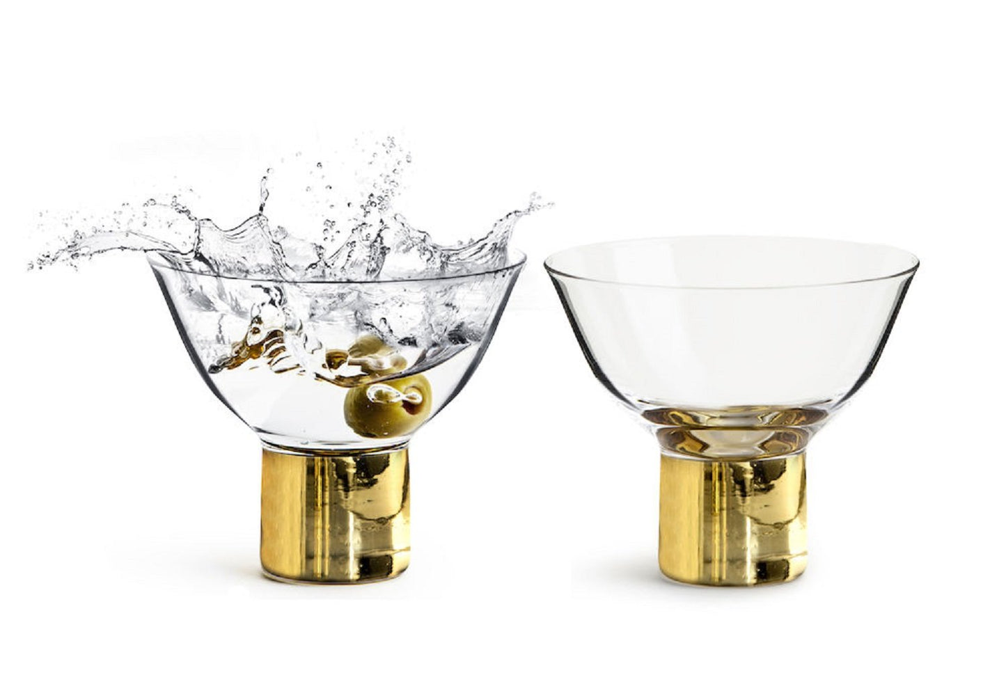 Sagaform Club Cocktail Glass Pack Of 2 Gold - Sa5009117