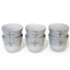 Karolina Balaya Blue/Beige 6Pc Mocca Cup