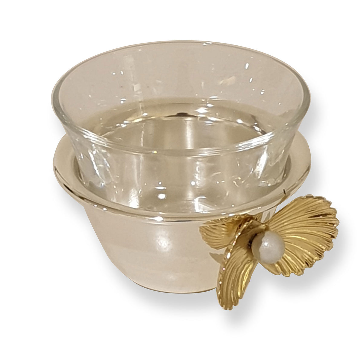 Pantazelos Mop Silver And Gold Plated Arabic Coffee Cup - 710/Mop/Spgp