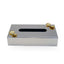 Pantazelos Mop Silver And Gold Plated Kleenex Box