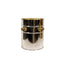 Pantazelos Mop Silver And Gold Plated Waste Basket