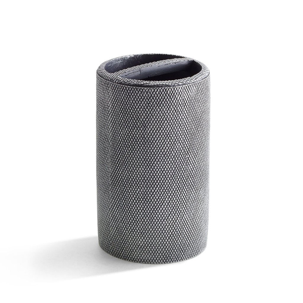 Kassatex Mesh Resin Toothbrush Holder - Dark Grey - Amh-Tbh