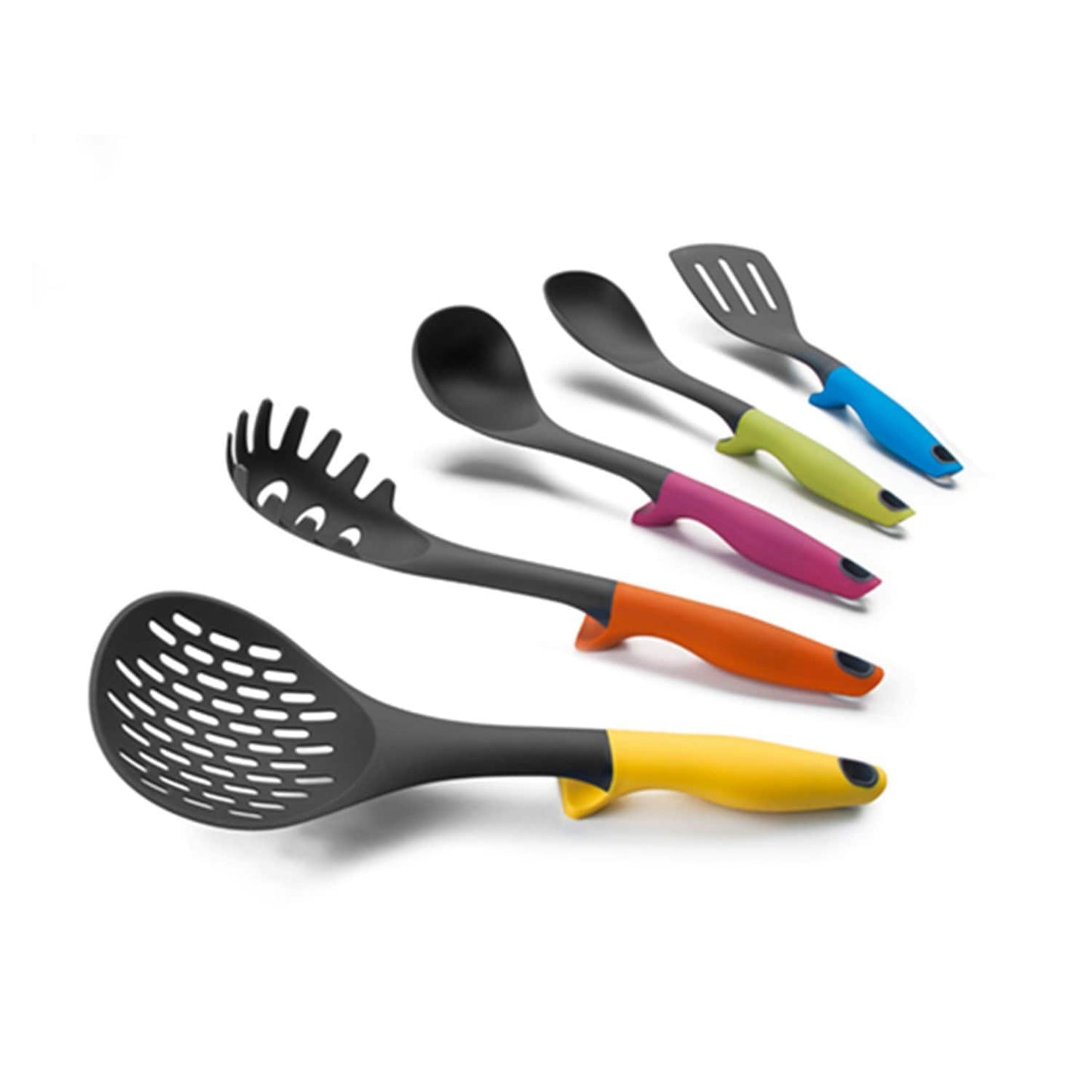 Ibili Colorful 6Pc Set Utensil And Holder - 740500