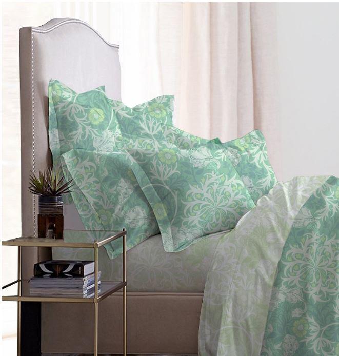 VEGORA PRINTED COTTON RONDA 2PC PILLOW SHAM - 83008698